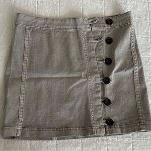 Altar'd State Light Gray Mini Skirt